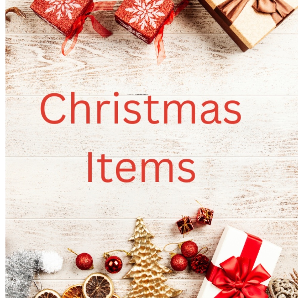 Christmas Items Sign
